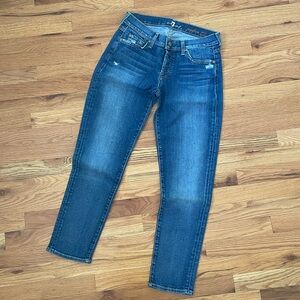7 for all mankind Josefina skinny boyfriend Jean size 27